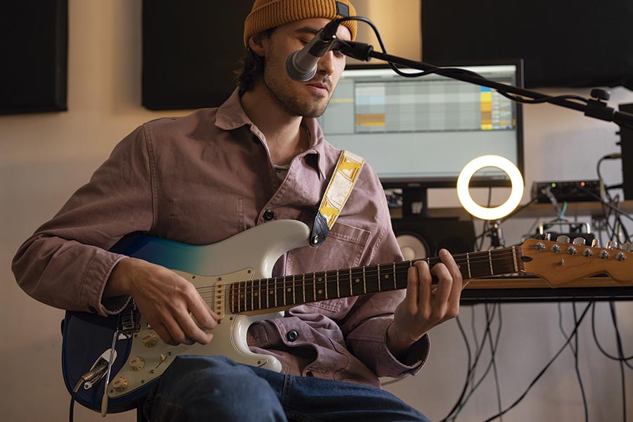 Componiendo música anuncio