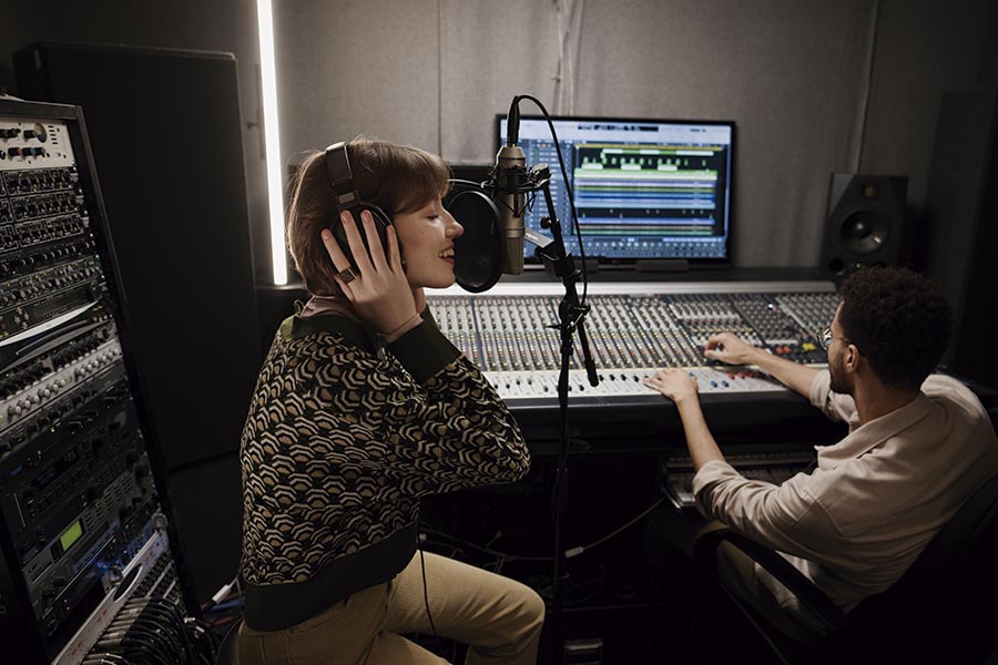 Grabación música anuncio